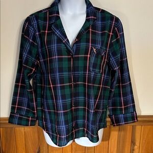 Victoria's Secret Multicolor Plaid Shirt Size XL